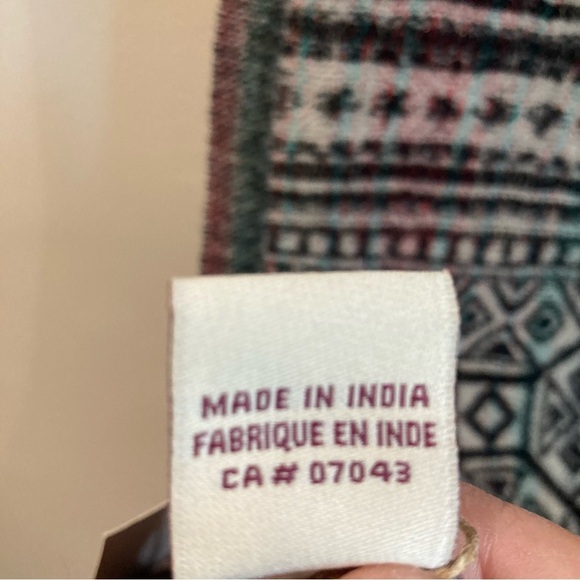 SIGNET Oversized Cotton Blend Made in India Large Wrap Shawl Soft Scarf NEW - Picture 10 of 11